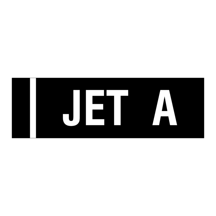 JET A Identification Decal