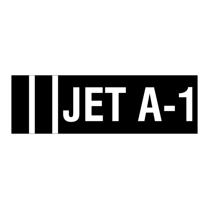 JET A-1 Identification Decal